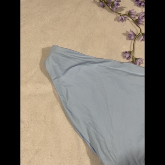 NEW $44 Becca Color Code Shirred Bikini Bottoms blue [ SZ Medium‎ ] - Picture 10 of 11